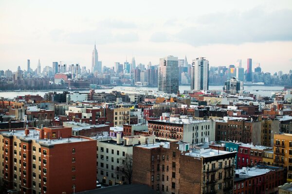 View of the beautiful city