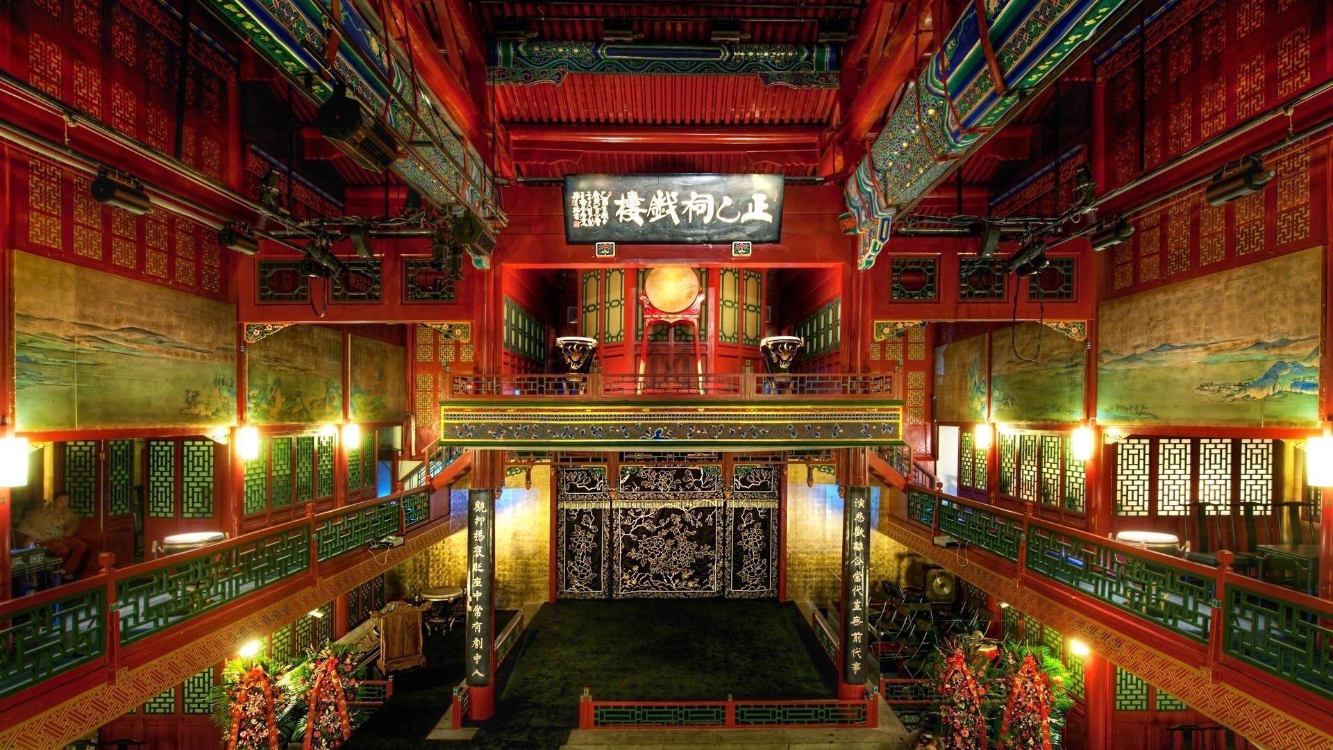 asia indoors architecture travel lantern temple religion