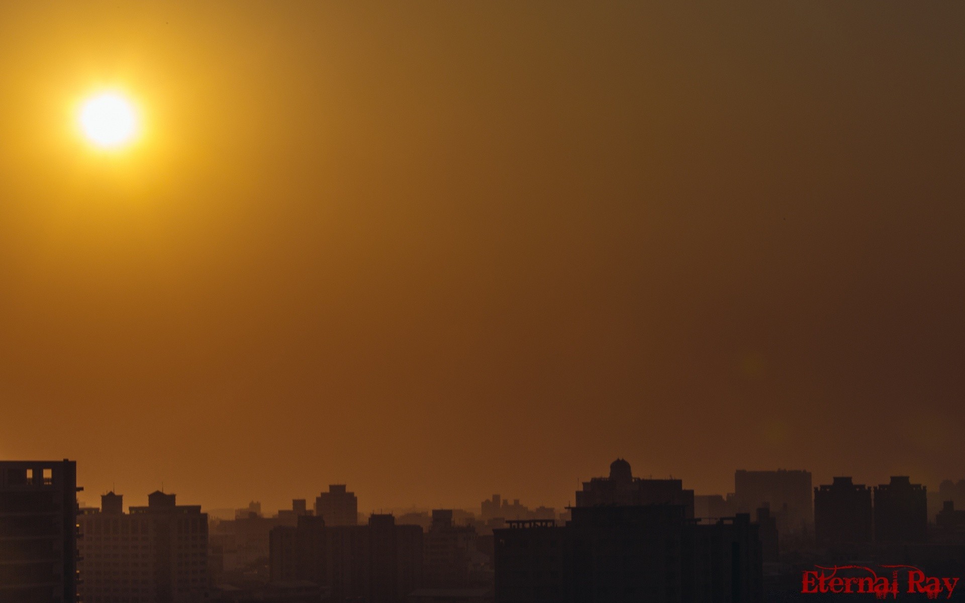 asia sunset dawn sun moon sky dusk outdoors evening silhouette fog landscape nature fair weather architecture city travel light full moon