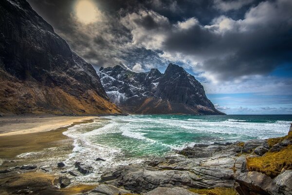 Picturesque ocean landscape