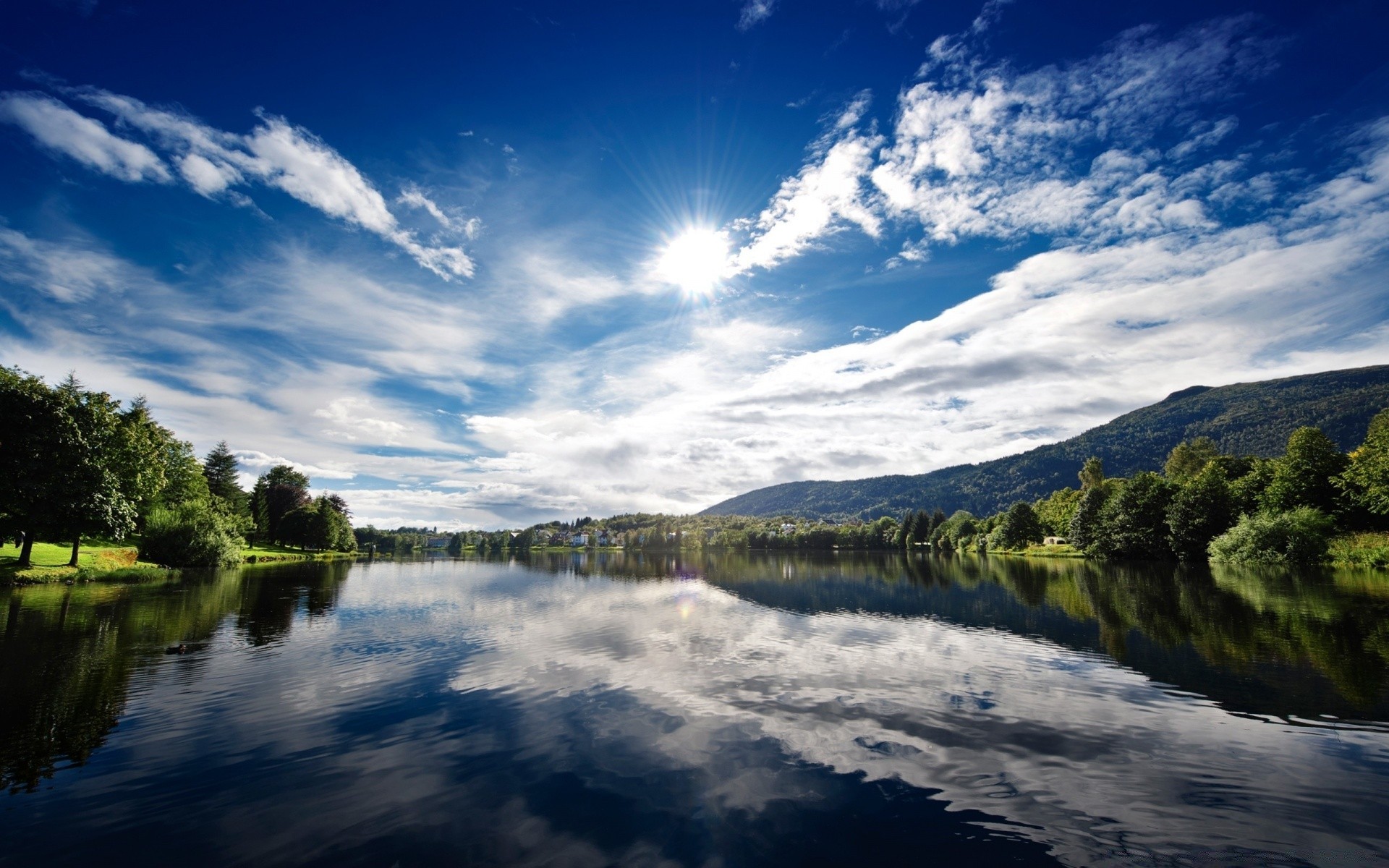 europe water landscape sky nature river travel outdoors lake cloud reflection scenic tree sunset summer daylight