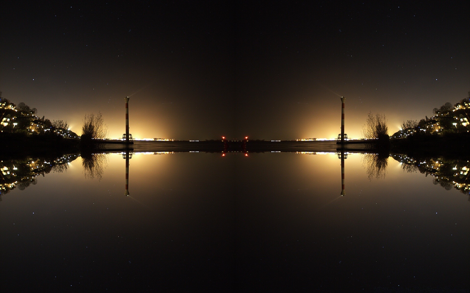 europe reflection water sunset lake dawn landscape river evening sky silhouette dusk moon bridge light sun