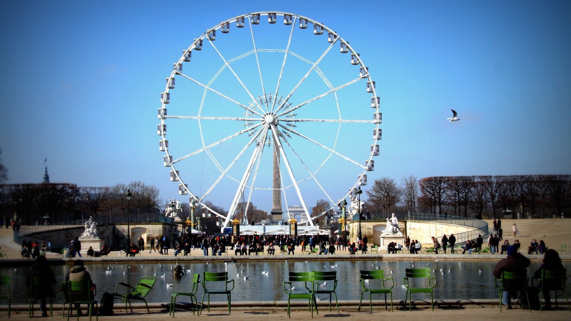 europe sky outdoors travel city ferris wheel festival wheel park architecture entertainment building urban carousel