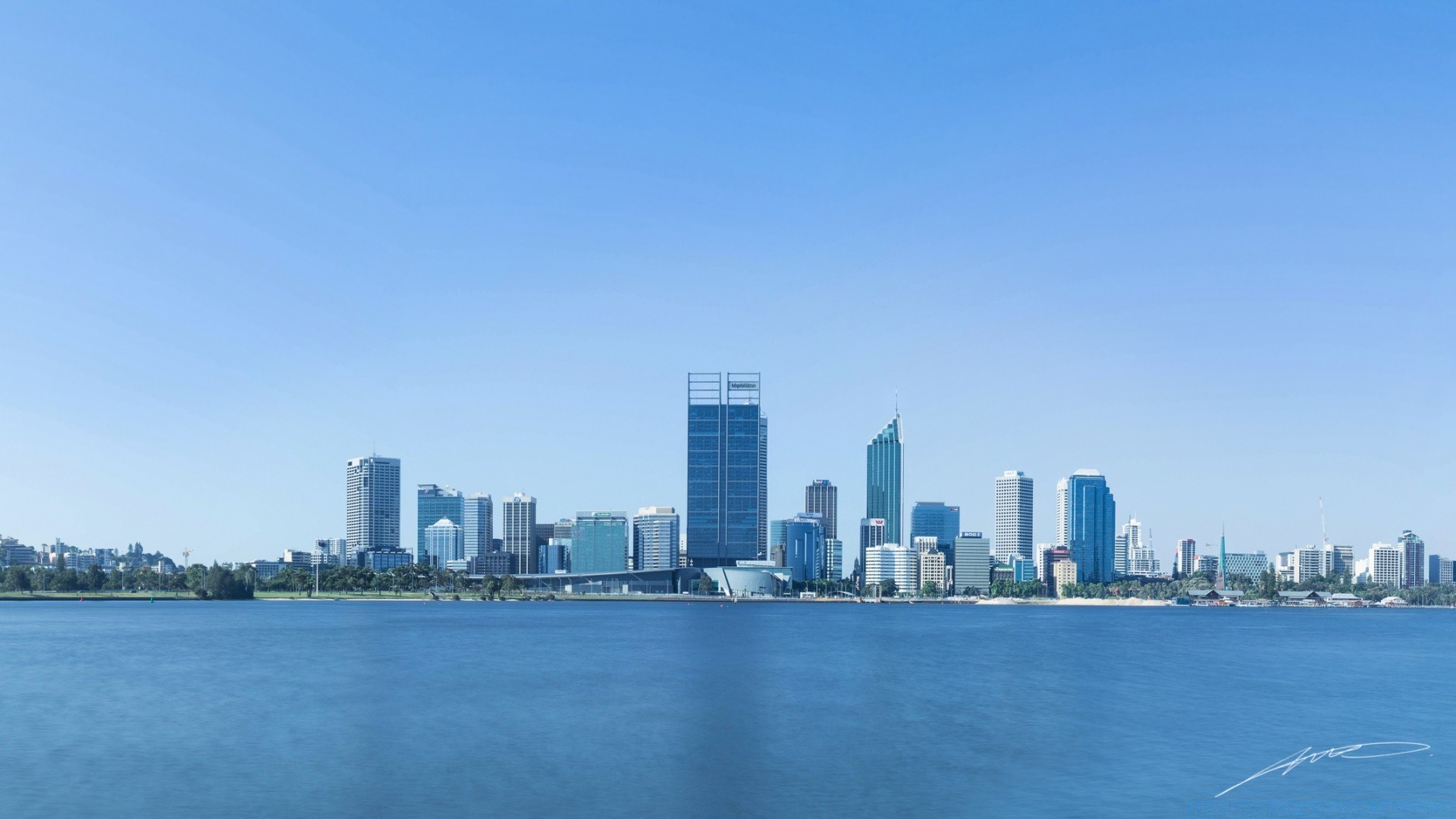 australia and oceania skyline downtown city architecture skyscraper cityscape sky water travel office building modern business waterfront urban harbor tall river finance