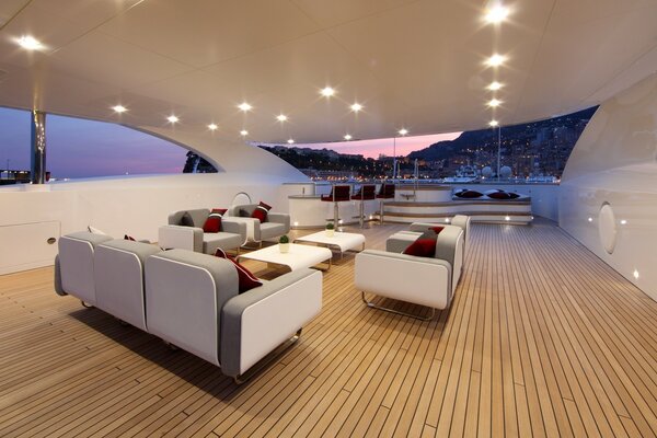 Hotel Room with Sunset view